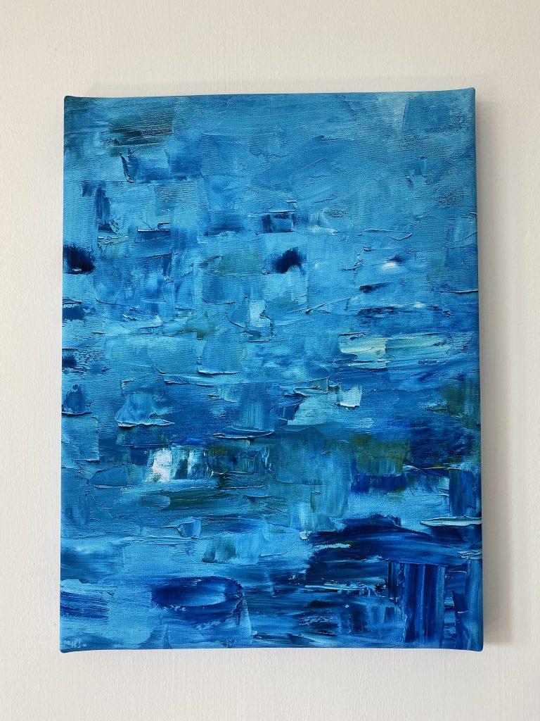 Blue paintings